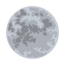 Free Vector Full Moon Phase Night Icon