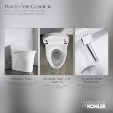 Kohler 5402 0 Veil Intelligent Wall Hung Toilet White