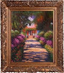 Art Garden Path At Giverny By