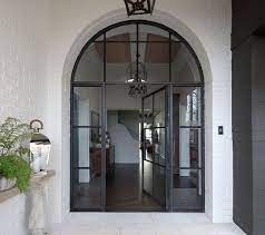 Arched Front Door Metal And Glass
