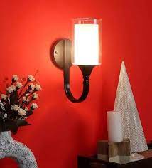 Buy White Glass Wall Lights By