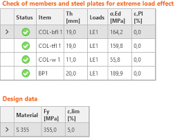 check of steel connection components