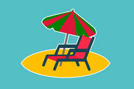 Summer Chair Beach Icon Graphic By