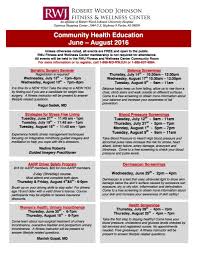 health education events in old bridge