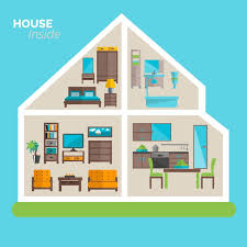 House Inside Furnishing Ideas Icon Poster