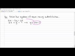 3 1 Solving Systems Of Equations