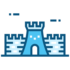 Great Wall Of China Generic Blue Icon