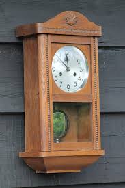 Kieninger Wall Clock With Oak Cabinet