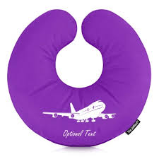 Personalised Travel Pillow With Travel