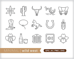 Icons Cowboy Icon Western Icons Svg