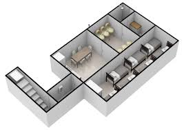 Floor Plan Top View Stock Photo