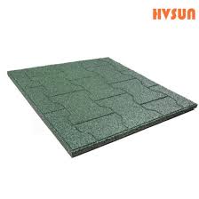 China Rubber Brick Floor Tile And