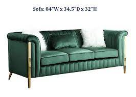 2pc Living Room Sofa Loveseat Set