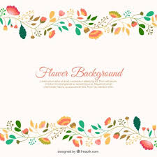 Free Vector Cute Flowers Background