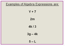 Algebra Expressions Passy S World Of