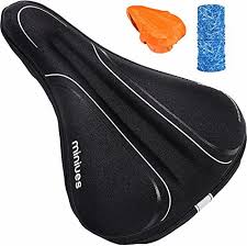 Bike Seat Cover Memory Foam Cushion For