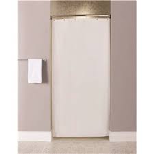 White 10 Gauge Vinyl Shower Curtain