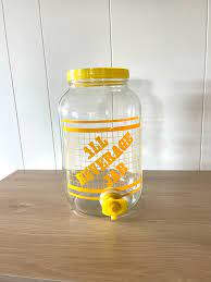 Vintage 1970s All Beverage Jar Glass
