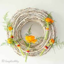 Diy Fresh Flower Wreath And How To