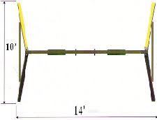 settler a frame swing beam kit