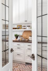 Cottage Pantry With Leaded Glass French