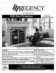 Regency P42 Lp4 User Manual Free