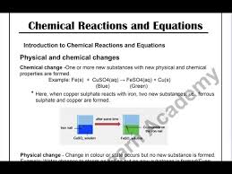 Class 10th Chemical Reaction