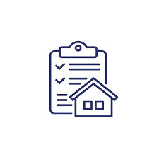 Building Permit Icon Line Vector