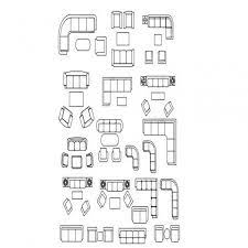 Autocad Sofa Set Blocks Dwg Models