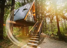 Luxury Treeframe Cabin Treehouse Aframe