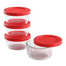 Glass Food Storage Container Set