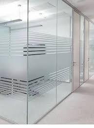 Fixed Glass Partition Size