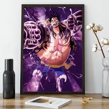 Quadro Decorativo Poster Luffy Gear 4