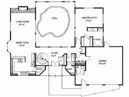 Level 1 Indoor Pool House Plans
