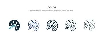 Two Colored Vector Image