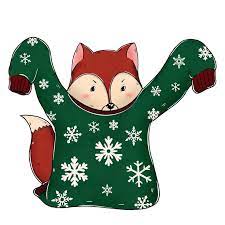 Fox Holiday Sweater Officially