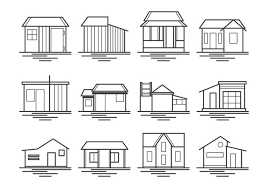 House Frame Vector Art Icons And
