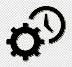 Settings Icon Clock Icon Tools And