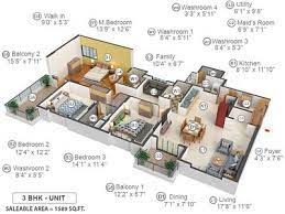 The Icon Floor Plan Thanisandra Bangalore