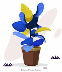 Decorative Plant Pottery Icon Colored