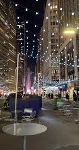 Outdoor String Lights At Broadway With