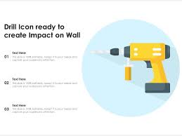 Drill Icon Ready To Create Impact On