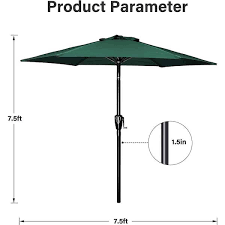 Aluminum Outdoor Market Patio Umbrella