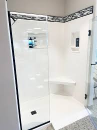 Custom Shower Bases With Ramped Curbs