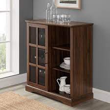 Welwick Designs 36 In Dark Walnut