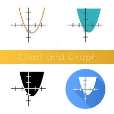 Function Graph Icon Curve Chart With
