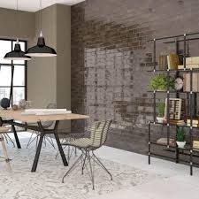 Alchimia Anthracite Gloss Brick Effect