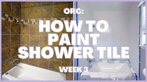 Paint Shower Tile
