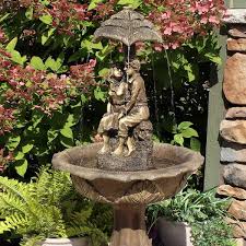 Outdoor Cascade Water Fountain