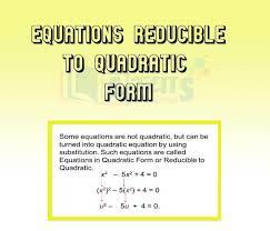 Quadratic Equations I